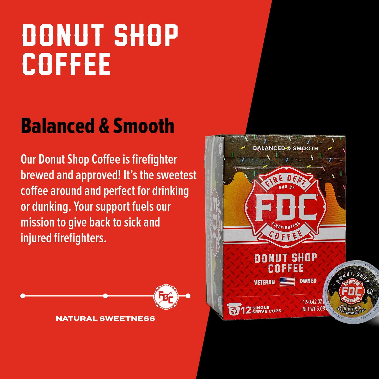 Fire Dept Coffee Donut Shop Coffee Pods