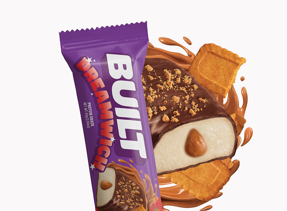 BUILT Dreamwich Cookie Butter Protein Bar (12 Count)