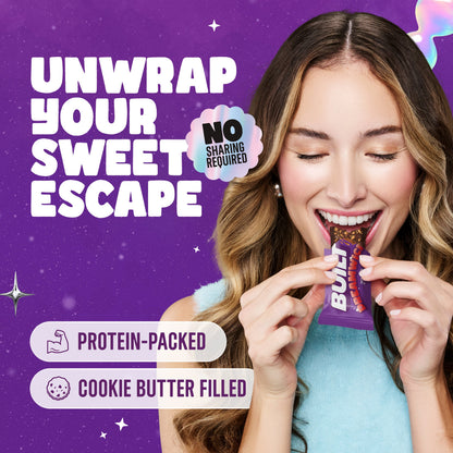 BUILT Dreamwich Cookie Butter Protein Bar (12 Count)