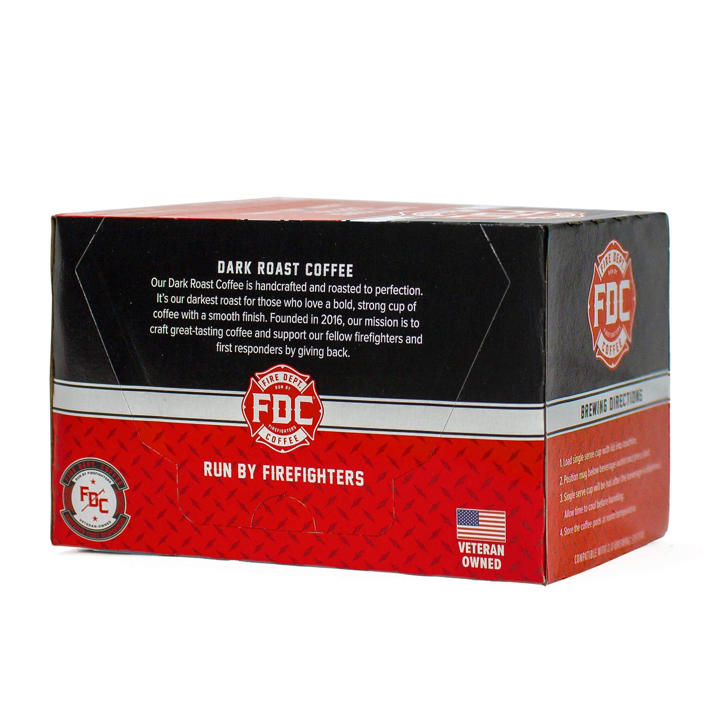 Fire Dept Coffee Dark Roast Pods