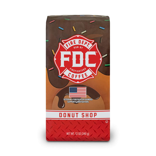 Fire Department Coffee Donut Shop Medium Roast Ground Coffee & Whole Bean Coffee