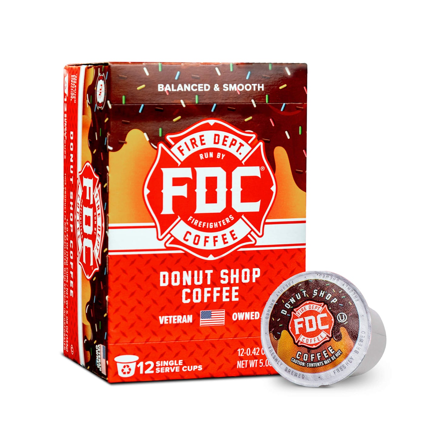 Fire Dept Coffee Donut Shop Coffee Pods