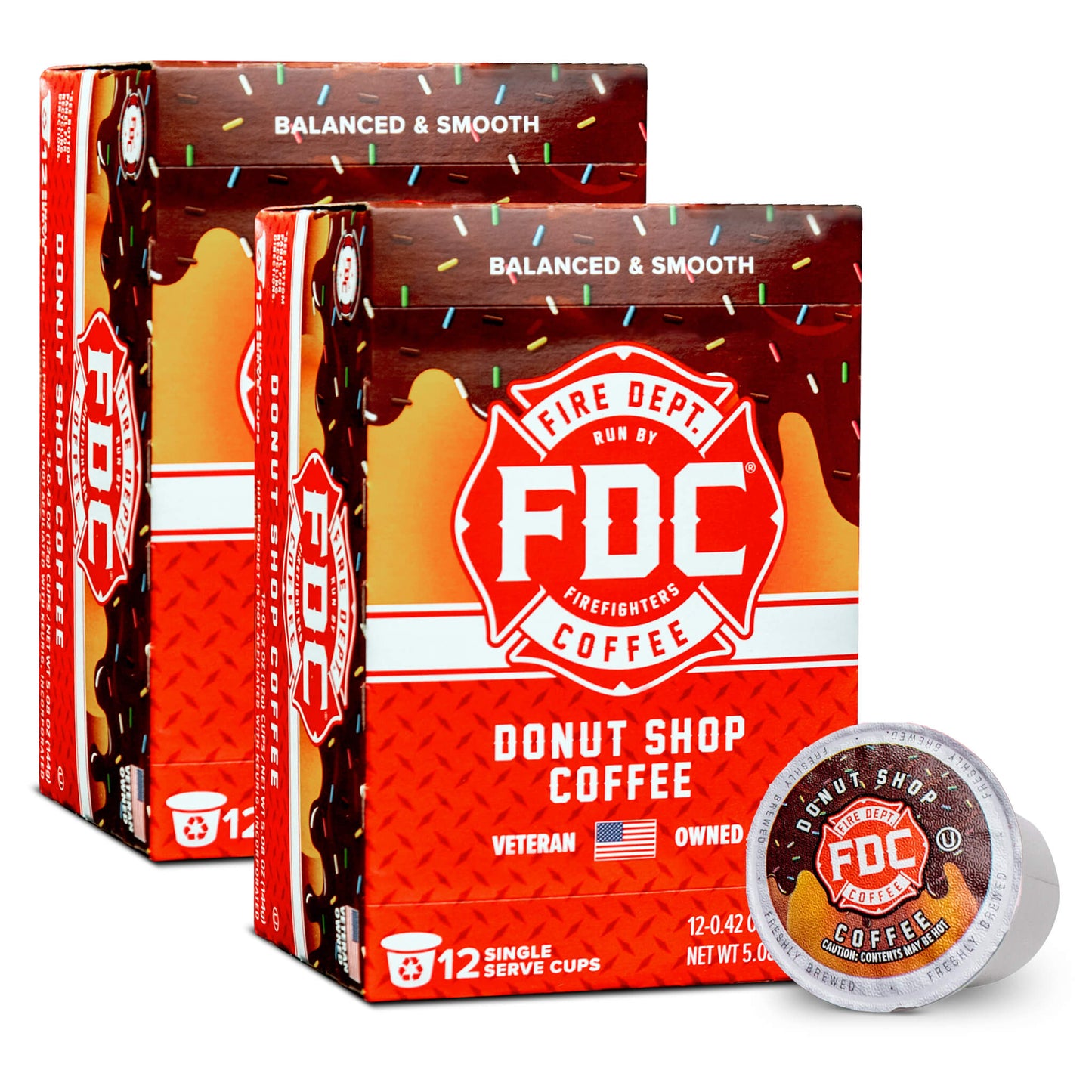 Fire Dept Coffee Donut Shop Coffee Pods
