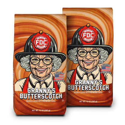 Fire Department Coffee Granny's Butterscotch Coffee