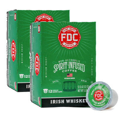 Fire Department Coffee Irish Whiskey Infused Coffee Pods