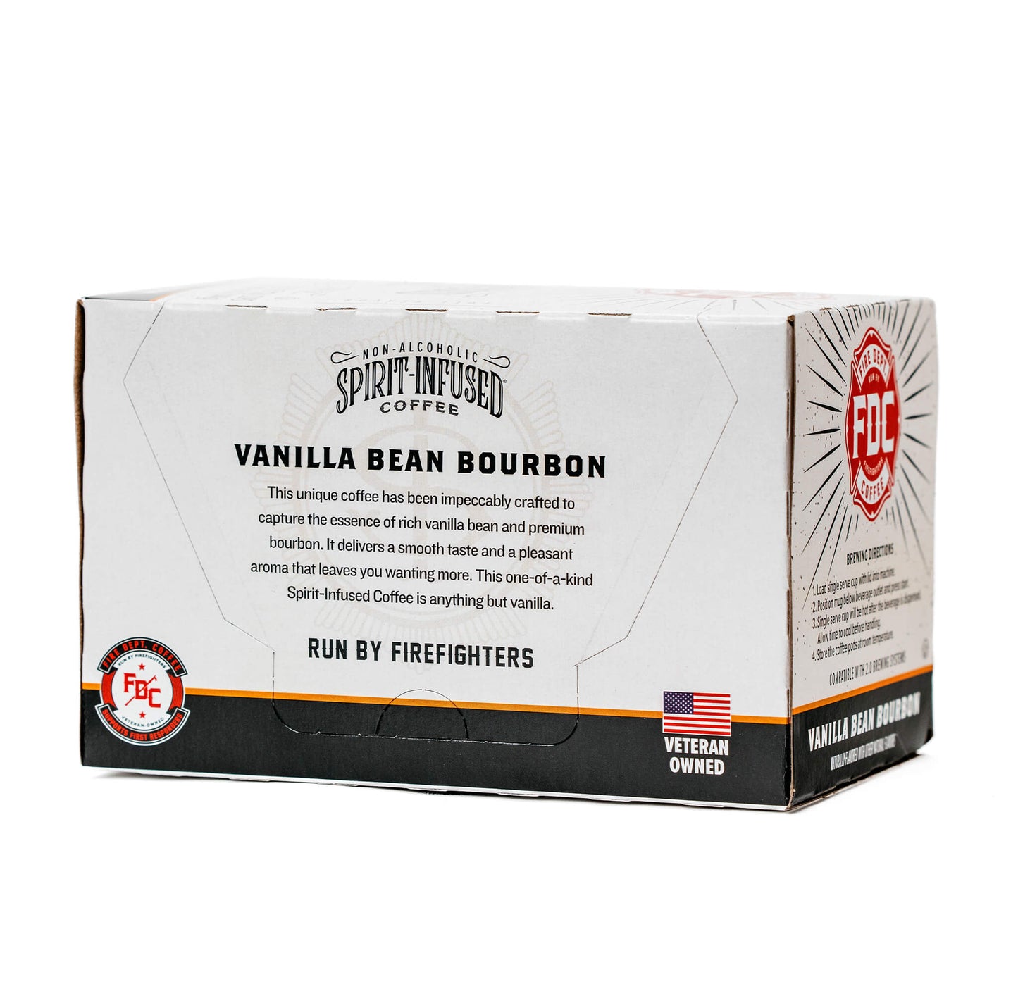 Fire Department Coffee Vanilla Bean Bourbon Infused Coffee Pods