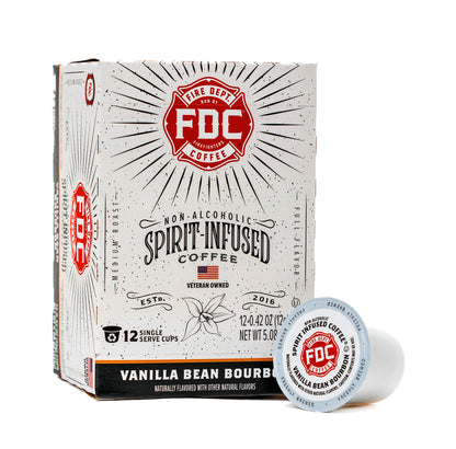 Fire Department Coffee Vanilla Bean Bourbon Infused Coffee Pods