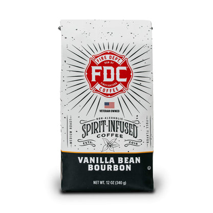 Fire Department Coffee Vanilla Bean Bourbon Infused Coffee