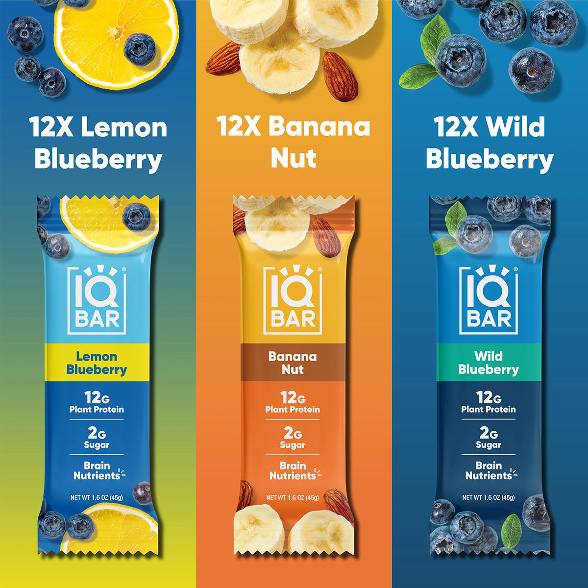 IQBAR Fruit Lovers Bundle (36 Bars)