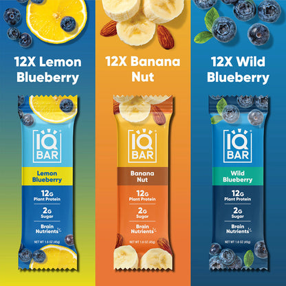 IQBAR Fruit Lovers Bundle (36 Bars)