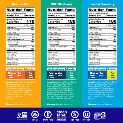 IQBAR Fruit Lovers Bundle (36 Bars)