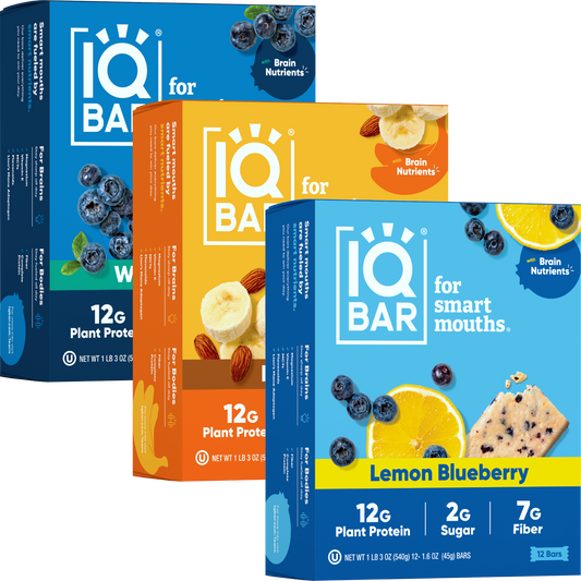 IQBAR Fruit Lovers Bundle (36 Bars)