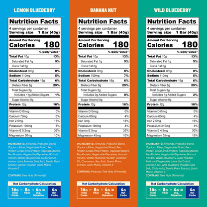 Fruit Lovers Variety Pack | IQBAR Plant Protein Bars Low Carb