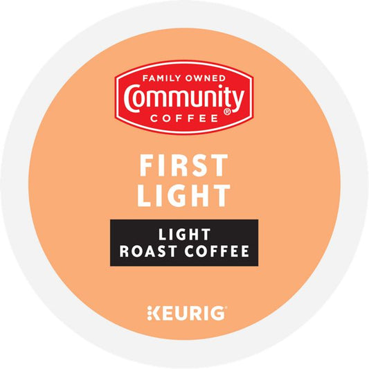Community Coffee First Light Roast Coffee K-Cup Pods