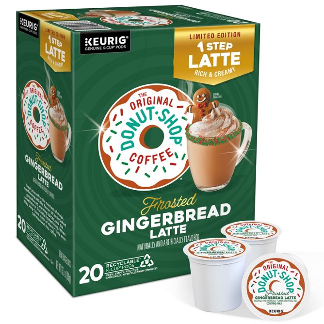 The Original Donut Shop Frosted Gingerbread Latte K-cups