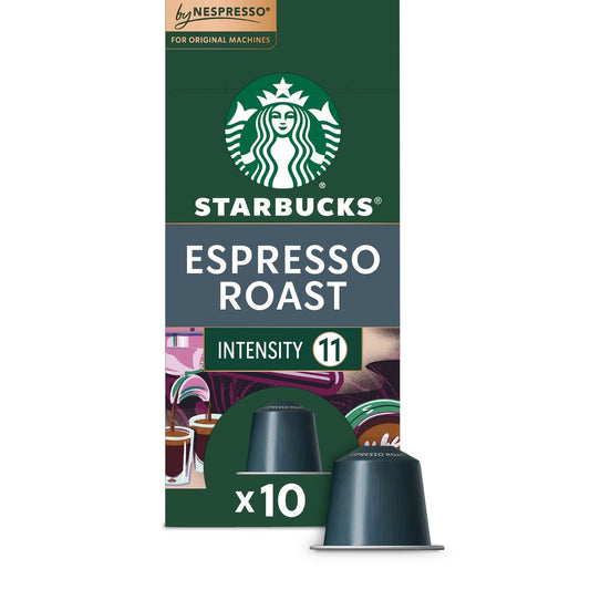 Starbucks by Nespresso Original Line Pods Dark Roast Coffee Espresso Roast