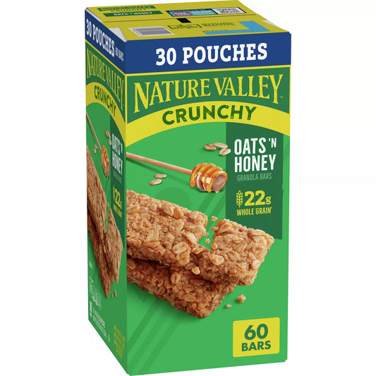 Nature Valley Crunchy Oats n Honey Granola Bars 60 Bars