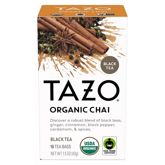 TAZO Organic Chai Black Tea Bags 16ct