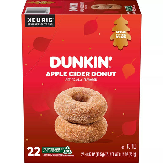 Dunkin Apple Cider Donut Flavored K-cups