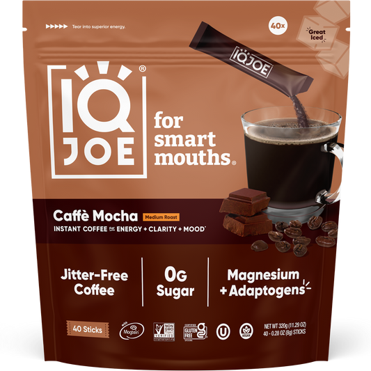 IQJOE Caffè Mocha Instant Coffee Sticks (40ct)