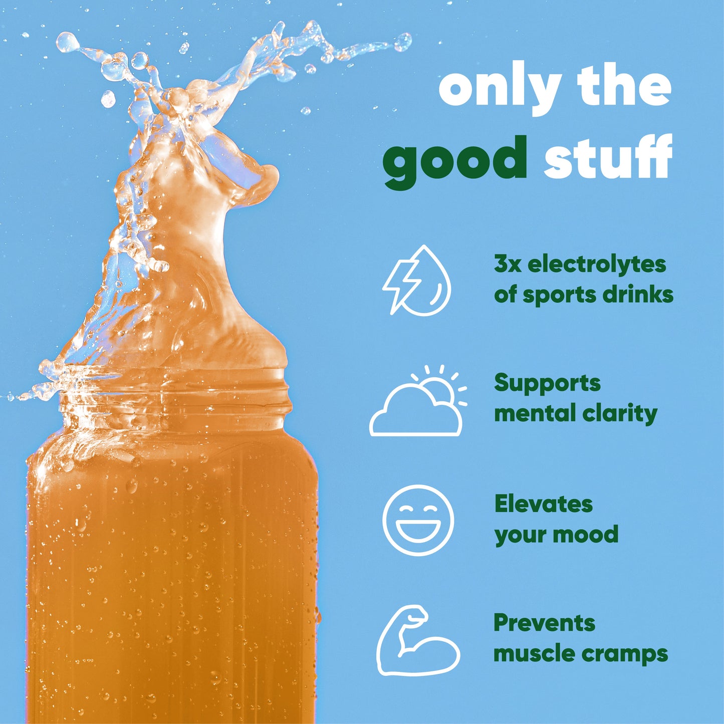 IQ Mix Iced Tea Lemonade | 20 Sticks – Hydrating Electrolyte Mix