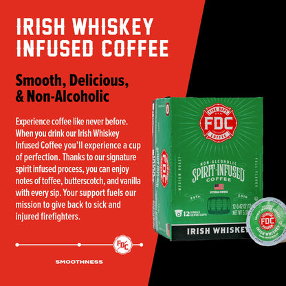 Fire Department Coffee Irish Whiskey Infused Coffee Pods