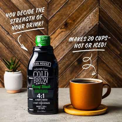 Java House Decaf Cold Brew 4:1 Concentrate
