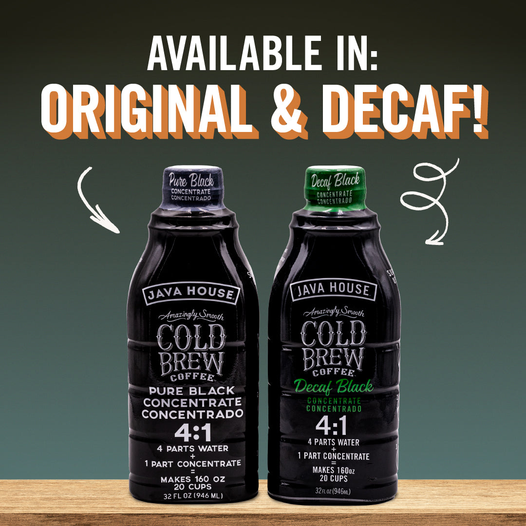 Java House Decaf Cold Brew 4:1 Concentrate