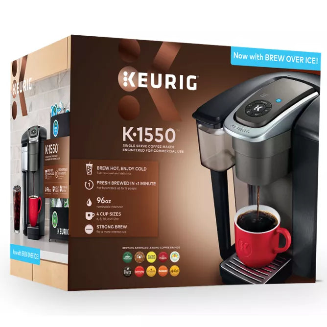 Keurig K-1550 Commercial Coffee Maker, Single-Serve, Black