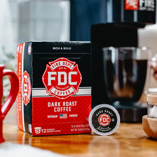 Fire Dept Coffee Dark Roast Pods