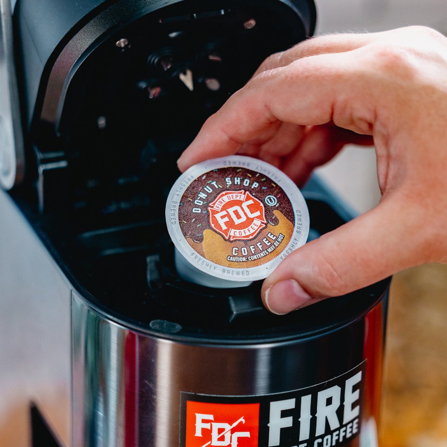 Fire Dept Coffee Donut Shop Coffee Pods