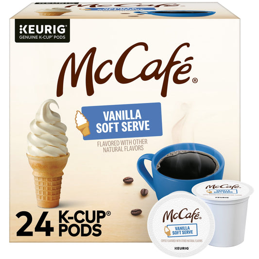 McCafe Vanilla Soft Serve Flavored Coffee K-Cups