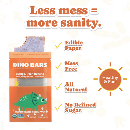 Dino Bars Organic Fruit Bar Variety Pack