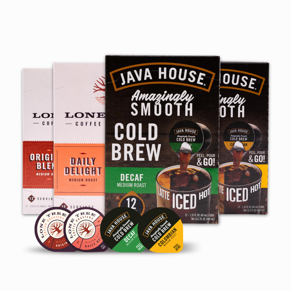 Java House Cold Brew Coffee Pods Decaf | Peel & Pour Cold Brew Coffee