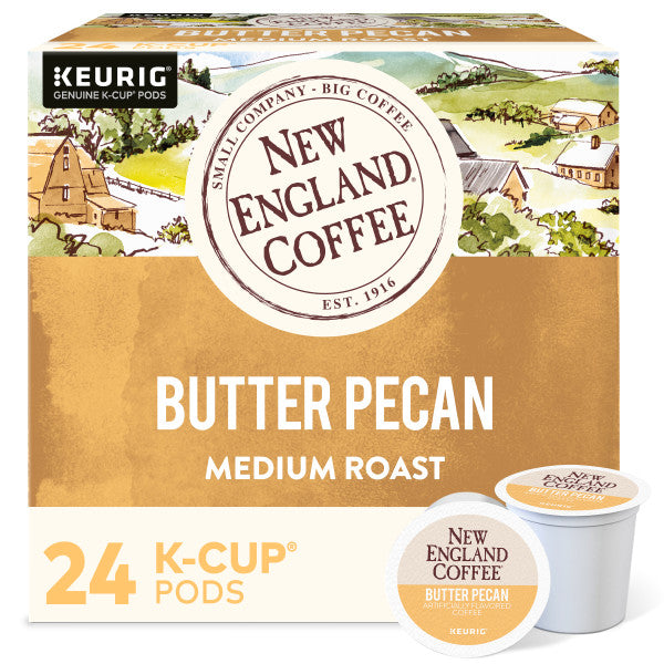 New England Coffee Butter Pecan Coffee K-Cup Pods
