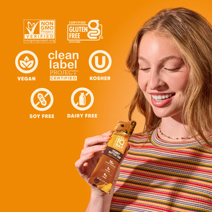 IQBAR Peanut Butter Chip — Protein-Packed Energy Bars (12-Pack)