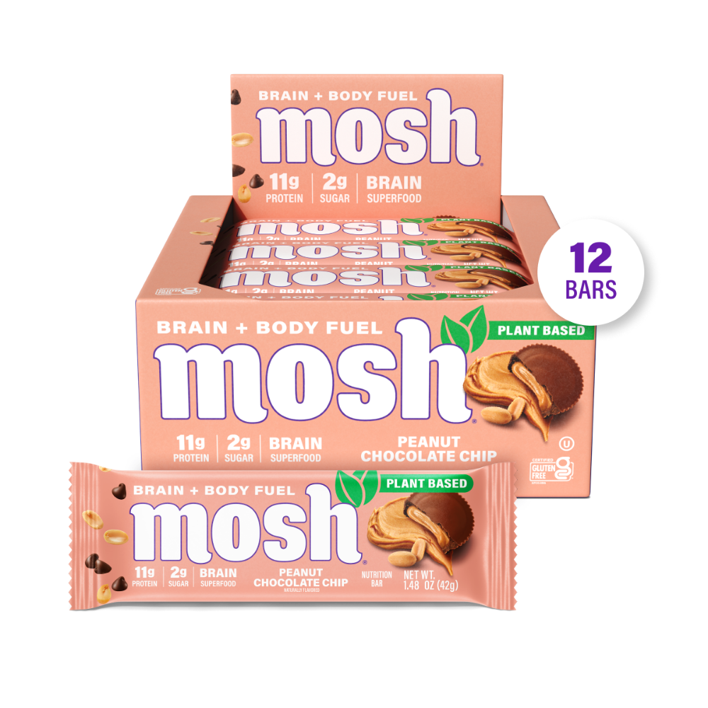 Mosh Peanut Chocolate Chip Protein Bars