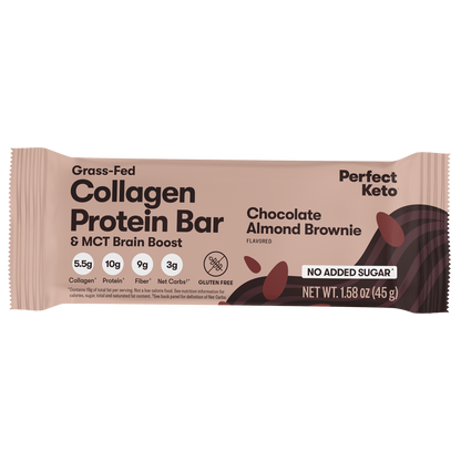 Collagen Protein Bars with MCT | Low Carb Keto Protein Bars