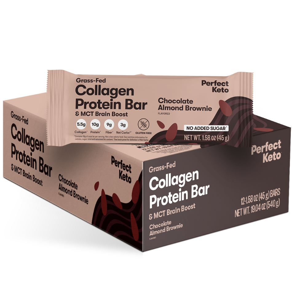 Collagen Protein Bars with MCT | Low Carb Keto Protein Bars
