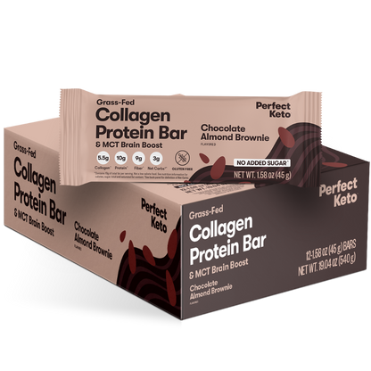 Collagen Protein Bars with MCT | Low Carb Keto Protein Bars
