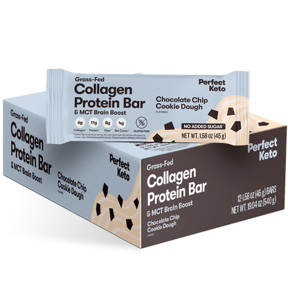 Collagen Protein Bars with MCT | Low Carb Keto Protein Bars