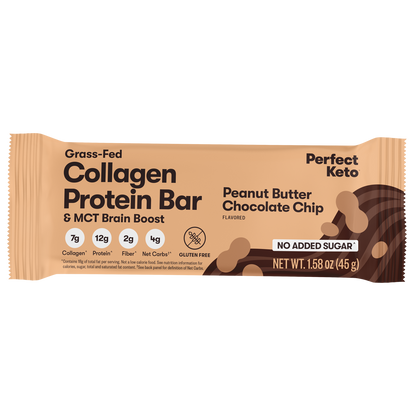 Collagen Protein Bars with MCT | Low Carb Keto Protein Bars