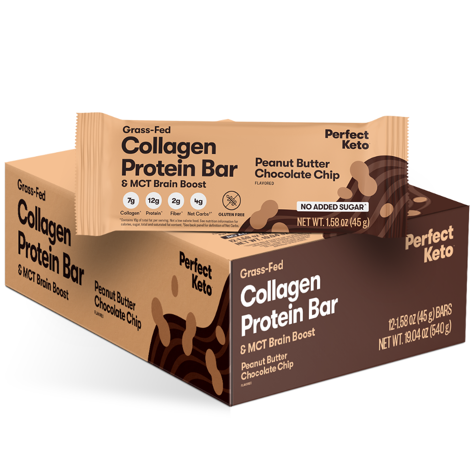 Collagen Protein Bars with MCT | Low Carb Keto Protein Bars