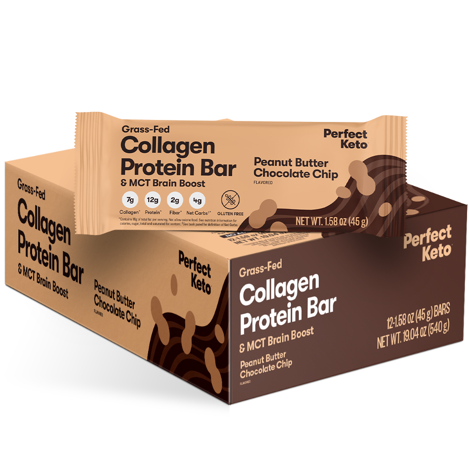 Collagen Protein Bars with MCT | Low Carb Keto Protein Bars