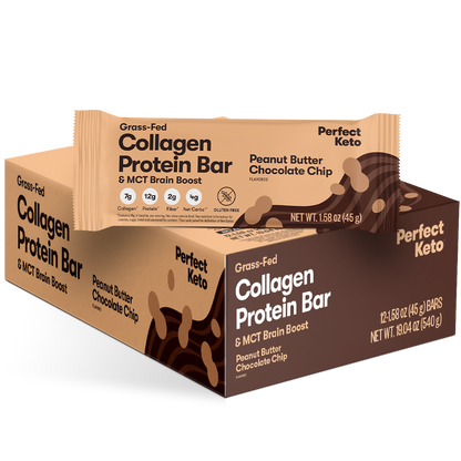 Collagen Protein Bars with MCT | Low Carb Keto Protein Bars