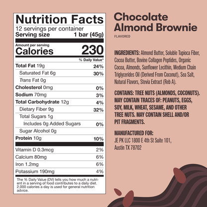Collagen Protein Bars with MCT | Low Carb Keto Protein Bars