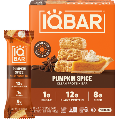 IQBAR Pumpkin Spice Protein Bars