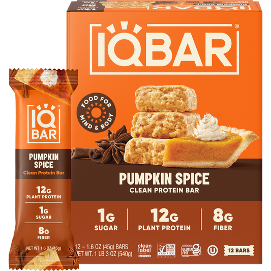 IQBAR Pumpkin Spice Protein Bars