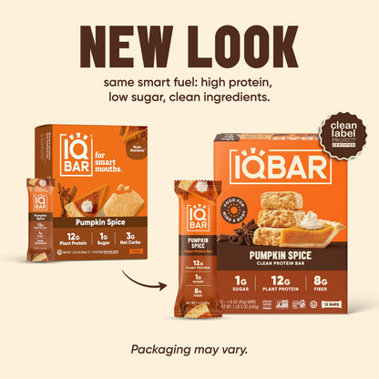IQBAR Pumpkin Spice Protein Bars