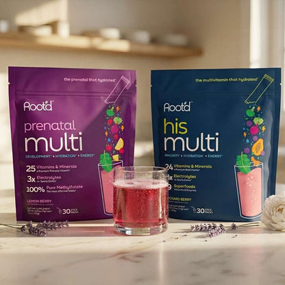 Root'd Growing Together Bundle | Prenatal & Men's Daily Nutrition